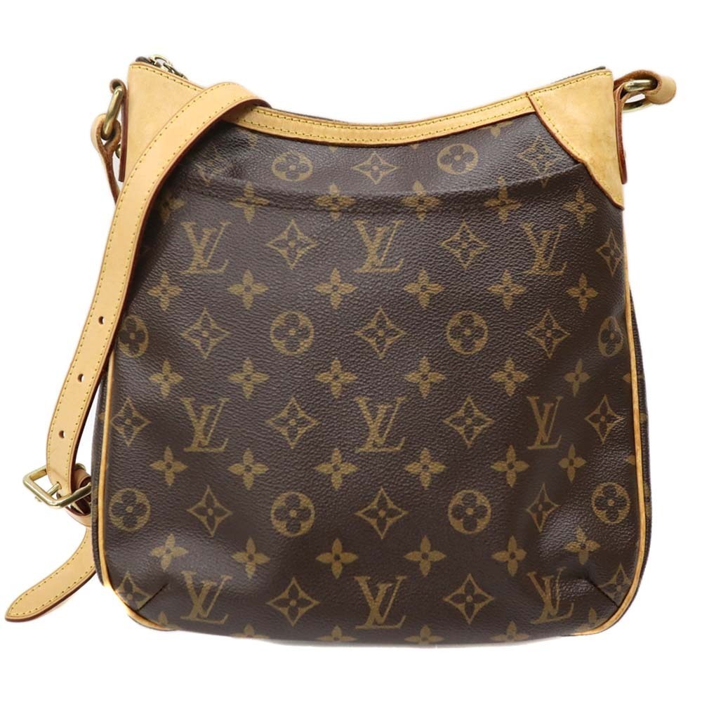 LOUIS VUITTON Odeon Bag Monogram Canvas Brown Shoulder LV